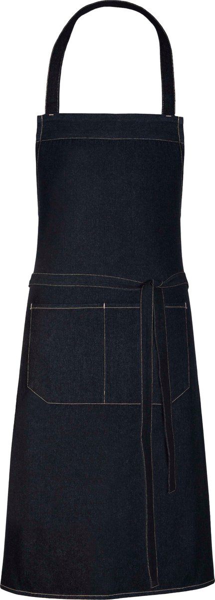 Hobbyschort met zak denim - Black - 90 x 90 cm - Link Kitchen Wear