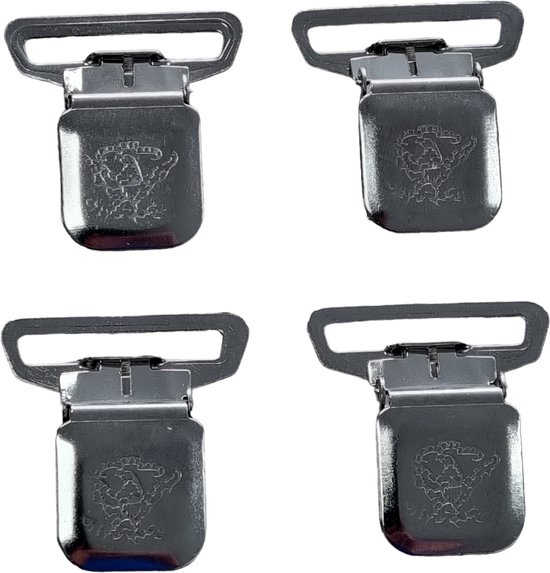 Set losse bretelclips 20 mm van het merk SirRedman in de kleur zilver