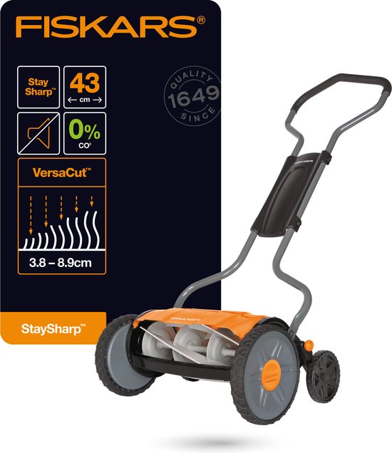 Fiskars StaySharp Plus Kooimaaier - Grasmaaier - Handmaaier van Fiskars — afbeelding 3