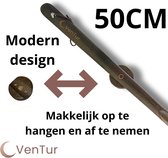 Houten schoenlepel schoenhelper, lange steel, Japanse stijl, beukenhout, duurzame zwarte walnoot schoenlepel met stabiele basis, verschillende maten (75 cm