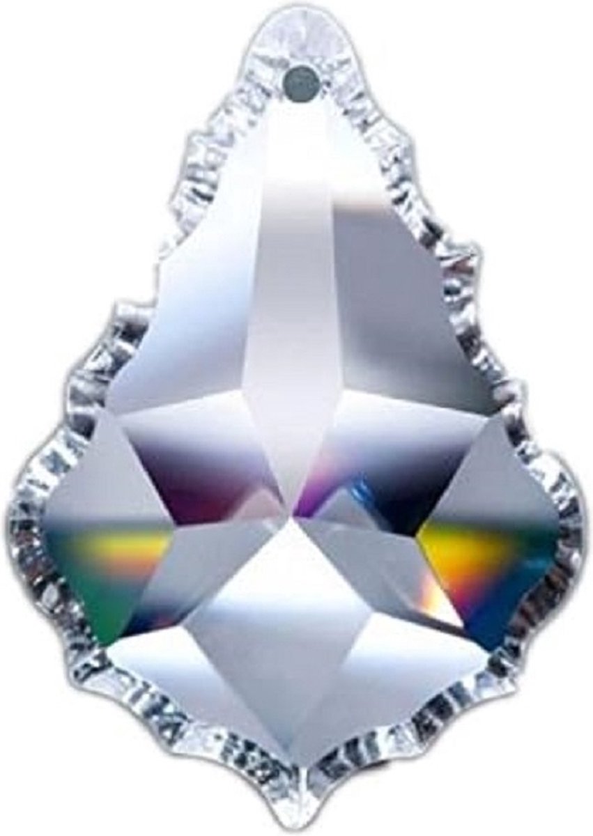 Eikenblad Asfour kristal- 45mm ( Hoogwaardig kristal voor o.a. Kroonluchters)
