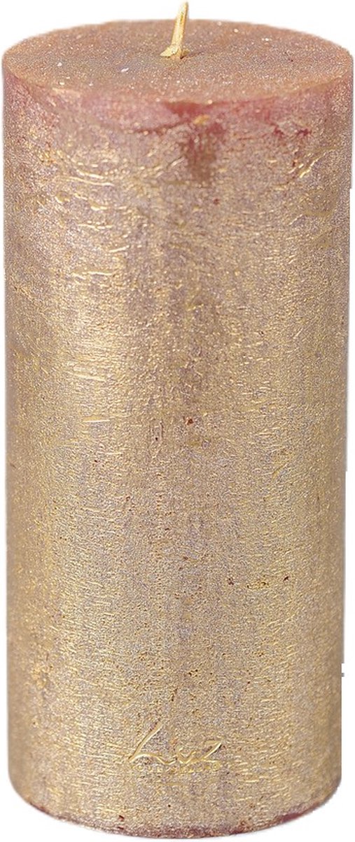 Rasteli Luz Your Senses Stomp Kaars Goud-Antik Gold D 7 cm H 15 cm