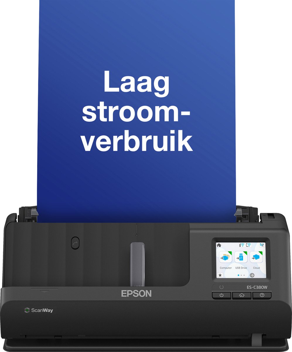 Epson WorkForce ES-C320W - Scanner - Sheetfeeder - Met Wi-Fi - Zwart thumbnail 4