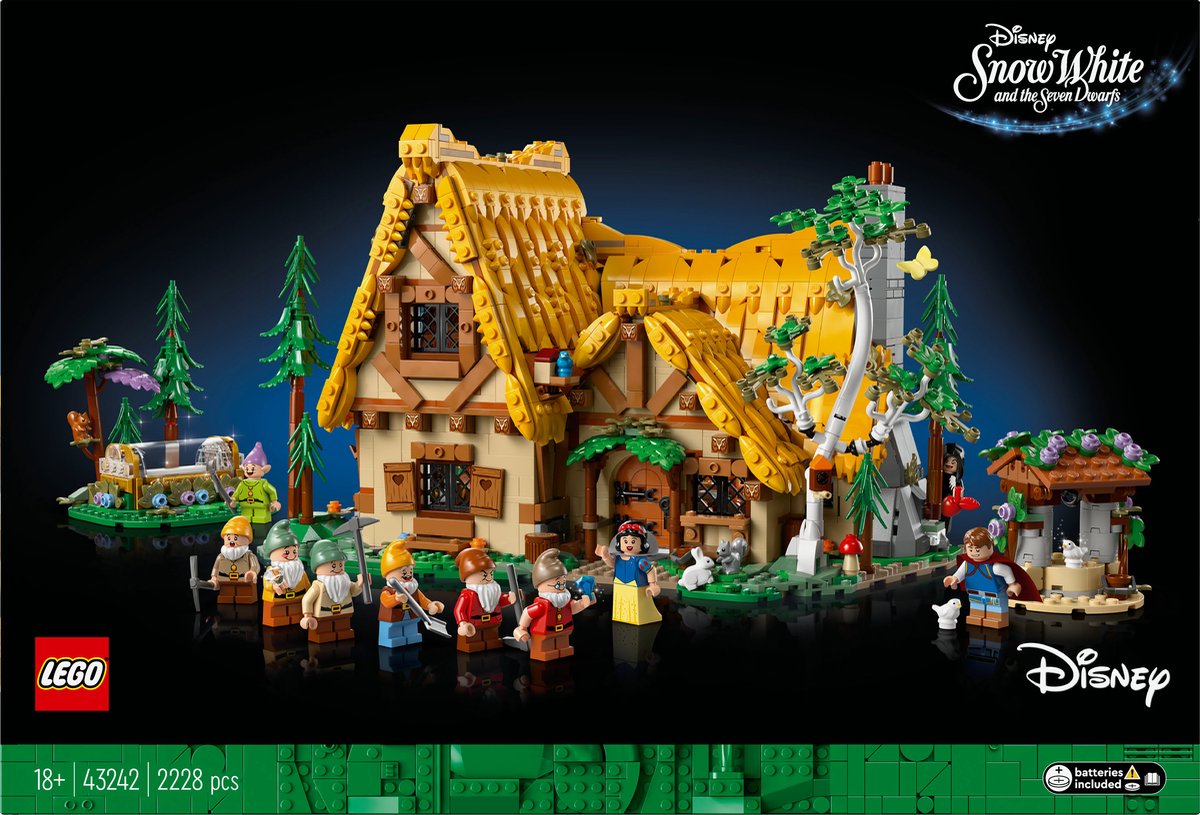 LEGO Disney Huisje van Sneeuwwitje en de zeven dwergen - 43242 — afbeelding 11