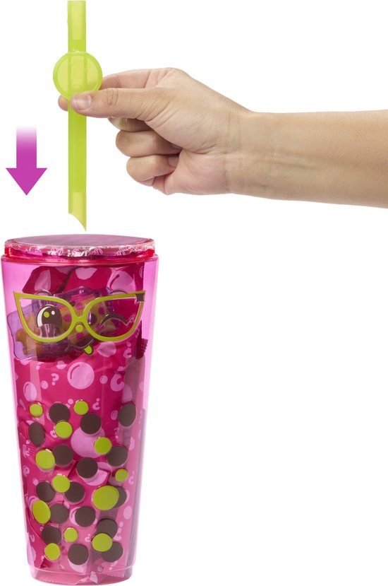 Barbie Reveal - Bubbelthee Barbiepop - Bessen van Barbie — afbeelding 5