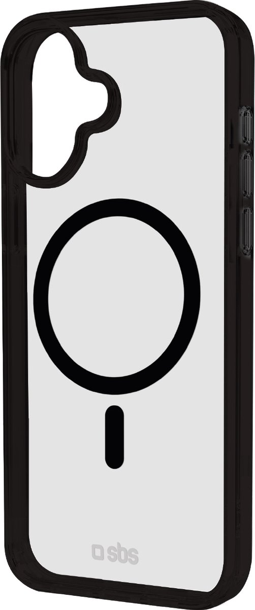SBS Mag frame mobiele telefoon behuizingen 15,5 cm (6.1") Hoes Zwart, Transparant