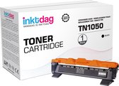Inktdag huismerk Brother TN1050  zwart toner cartridge (1 stuk) geschikt voor printers Brother DCP-1510 , DCP-1511, DCP-1512 , DCP-1610 W , DCP-1612 W , HL-1110 , HL-1111 , HL-1112 , HL-1210W, HL-1212W, MFC-1810, MFC-1811, MFC-1910 W