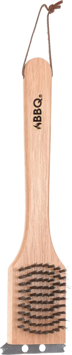 BBQ/barbecue schoonmaak borstel - Barbecue/grill reinigingsborstel - 30 cm