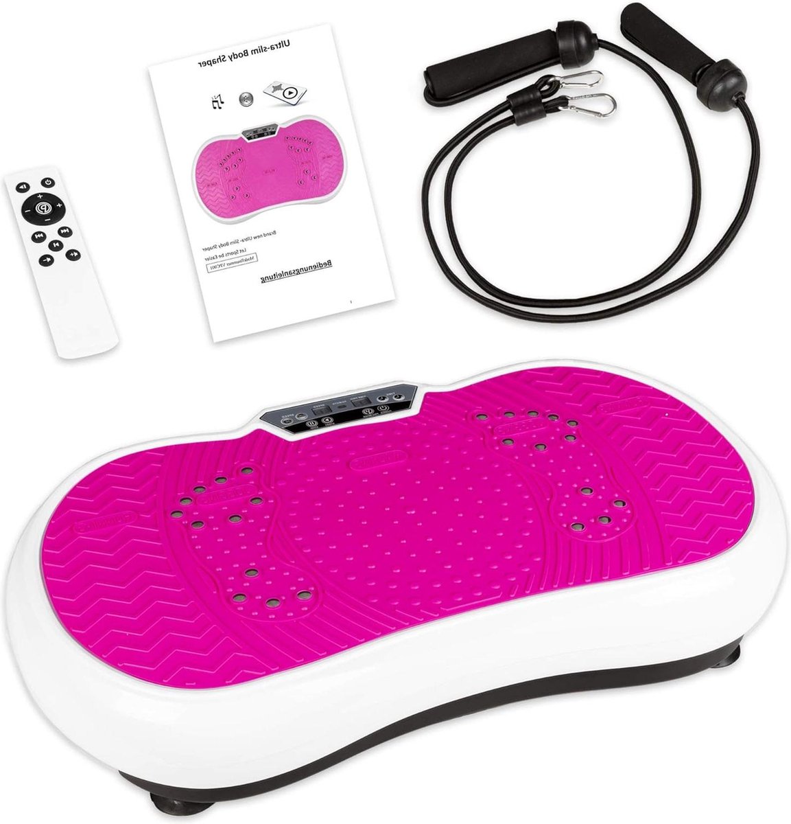 Plateforme Vibrante Dripex Plaque Vibrante Oscillante 5 Programmes, 99 Niveaux D'Intensité Machine Pour La Maison Avec Télécommande - Sport