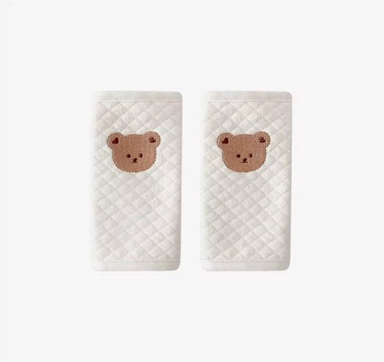 2 Stuks - Gordelbeschermers Baby Kind - Gordelhoezen - Maxi Cosi - Beer van Nuvita. — afbeelding 4
