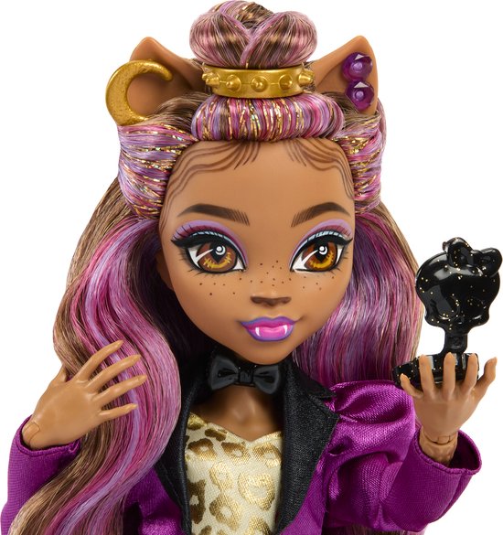 Mattel Games Monster High Clawdeen Wolf Monsterbal Feestjurk Roze Kinderen van Mattel — afbeelding 3
