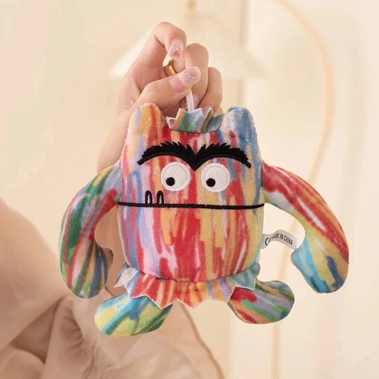 het Kleurenmonster knuffels zonder boek - set van 7 knuffels - knuffels kleurenmonster — afbeelding 5
