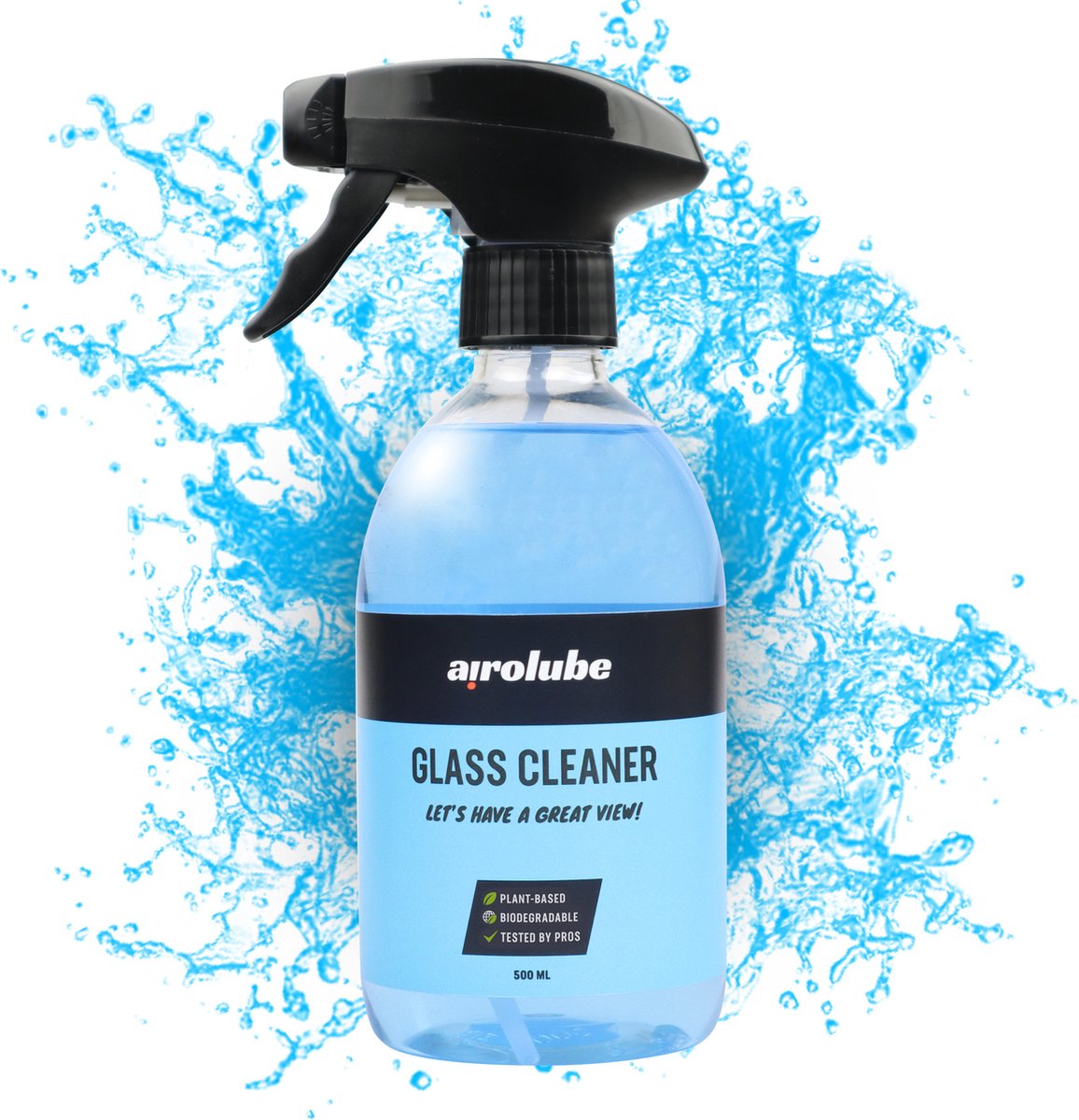 Plant Based Car Glass Cleaner 500ml | Airolube Glass Cleaner | Biologisch Afbreekbaar | Milieubewuste keuze