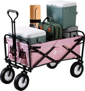 Bol.com Packaway Opvouwbare Bolderkar van Wasbaar Polyester tot 70KG – 98 x 53 cm – ROSE aanbieding