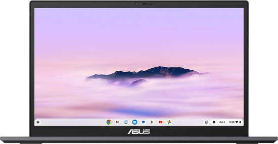 ASUS Chromebook Plus CX34 CB3402CBA-MW0192 Intel® Core™ i3 i3-1215U 35,6 cm (14") Touchscreen Full HD 8 GB LPDDR5-SDRAM 128 GB Flash Wi-Fi 6 (802.11ax) ChromeOS Grijs - ASUS - Hoofdafbeelding