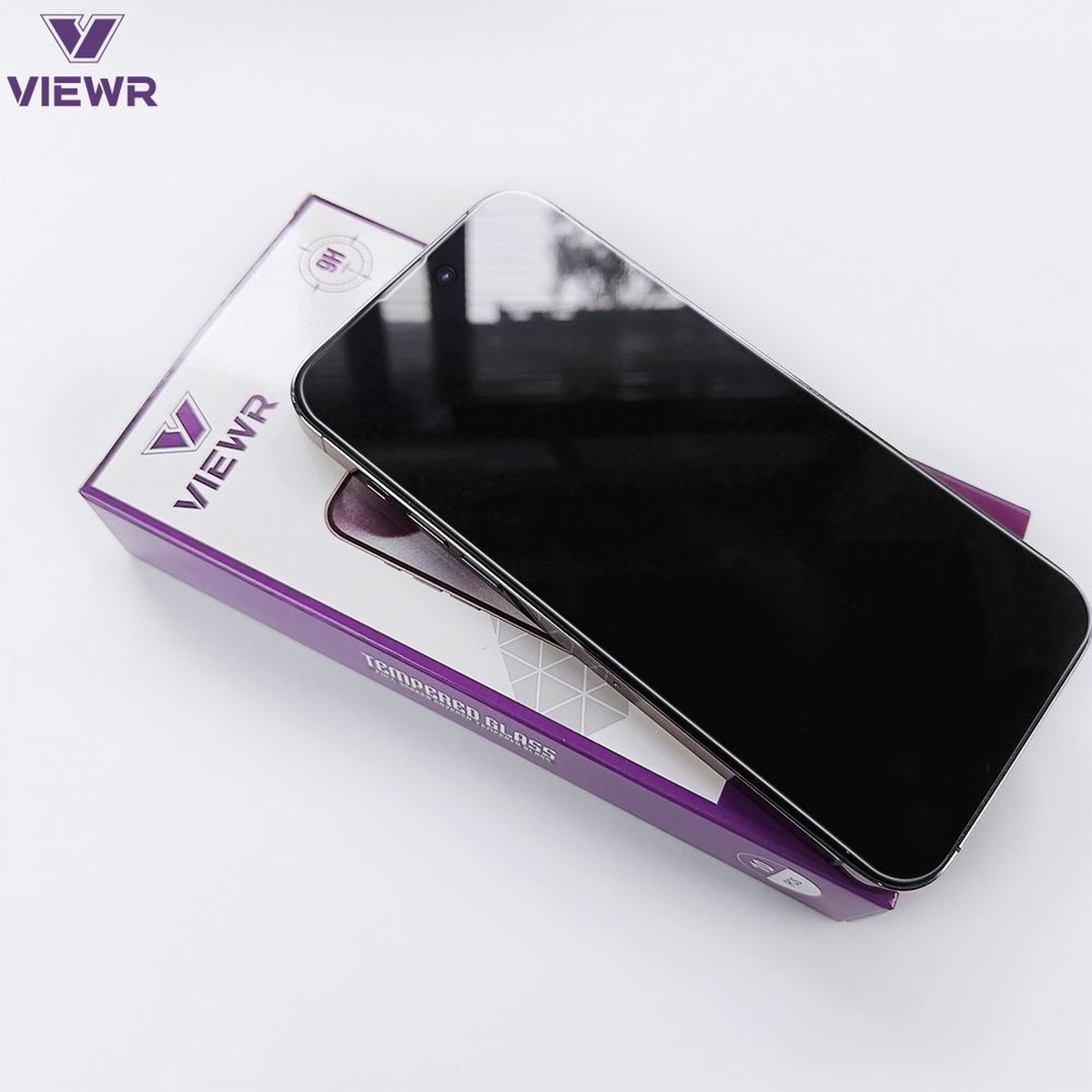 Screenprotector - Geschikt voor iPhone 15 Pro Max Tempered Glas screen protector - 2 stuks Beschermglas