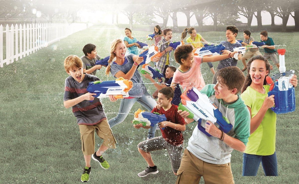 Super Soaker WashOut Blaster Bordspel Waterpistool voor buitenpret
