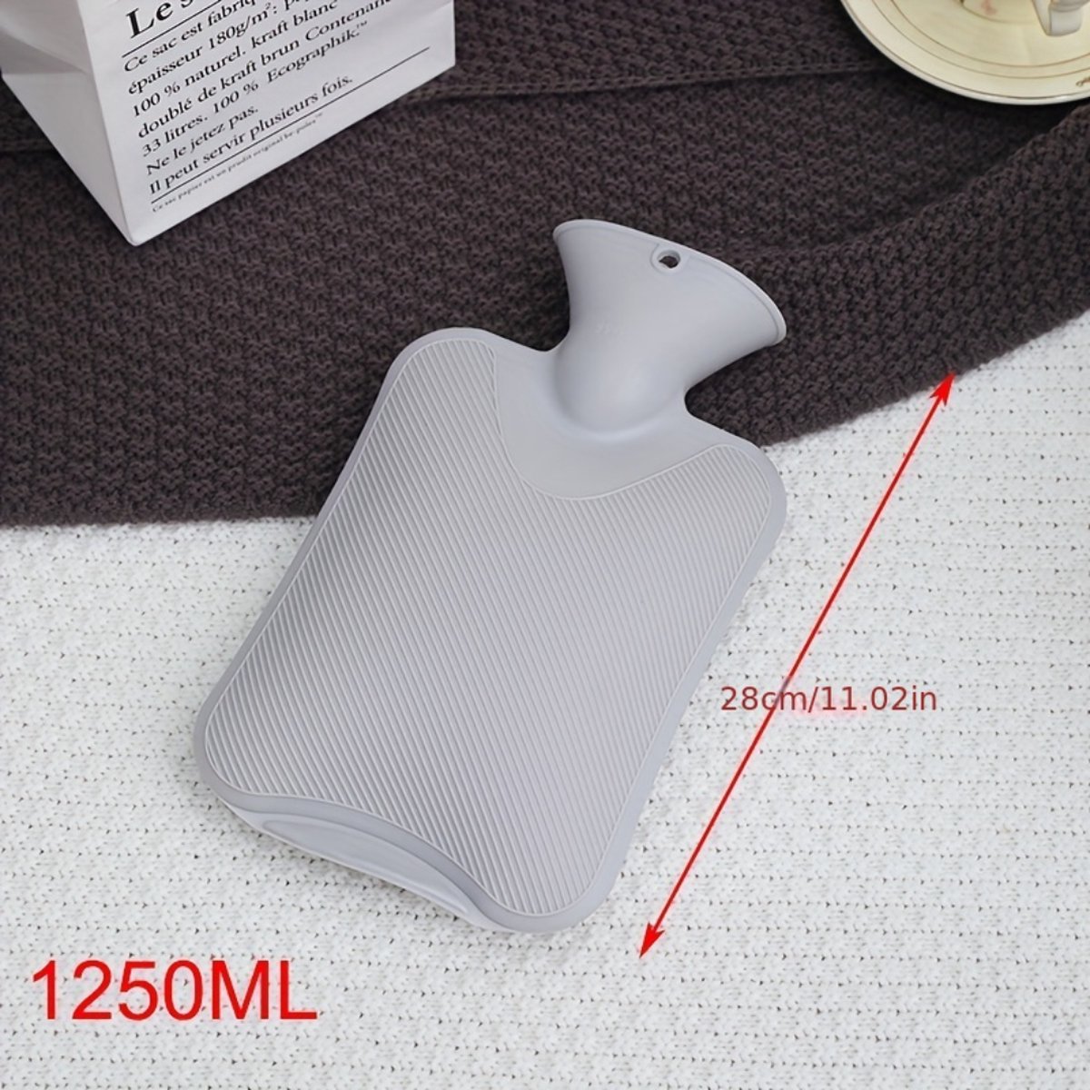 Nivard Warmtekruik - Warmwaterzak Met Hoes - Warmwaterkruik - Warmtekussen - Knuffel Kruik - Bag - Roze - 2 Liter – foto 2