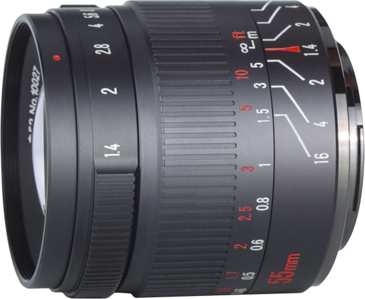 7 Artisans – Cameralens – 55mm F1.4 MKII APS-C voor Nikon Z, zwart