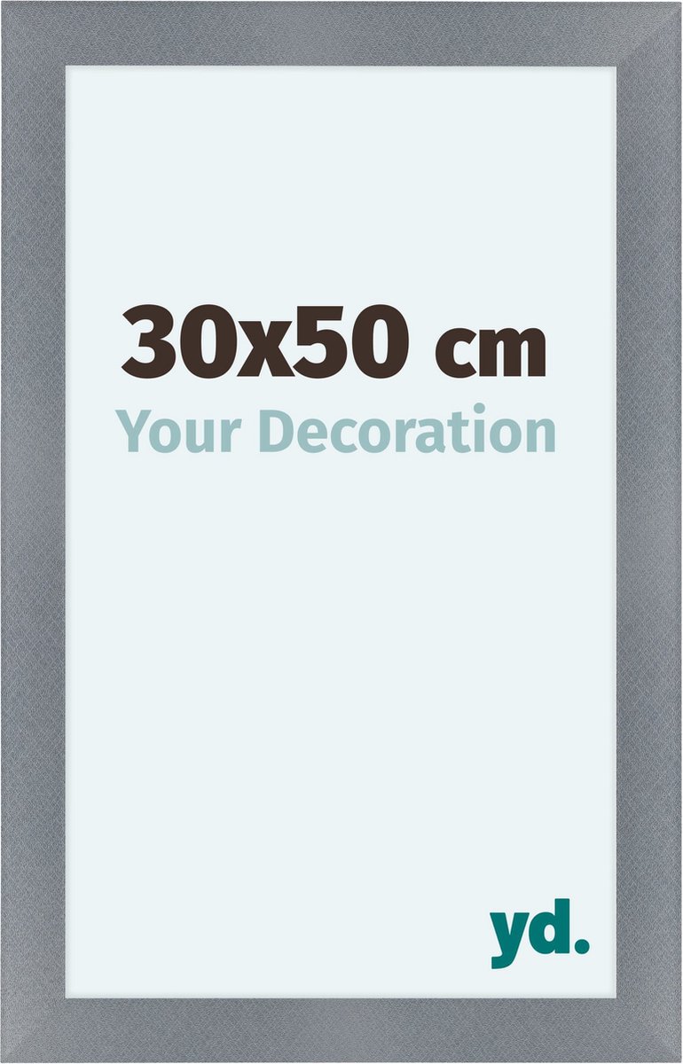 yd. Your Decoration - Fotolijst 30x50 cm - MDF - Aluminium Geborsteld - Como