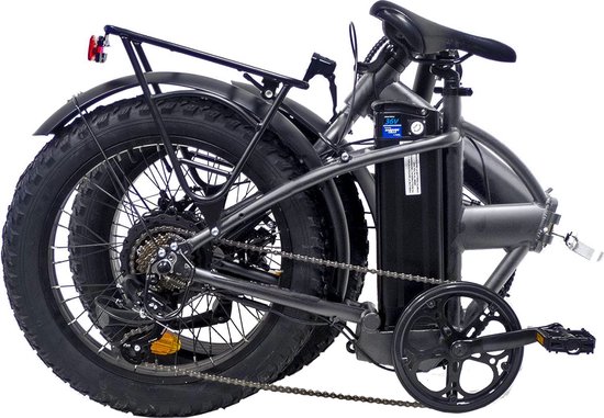 Villette le Gros elektrische vouw fatbike 13Ah 7sp 20 inch Dark Grey van Villette — afbeelding 3