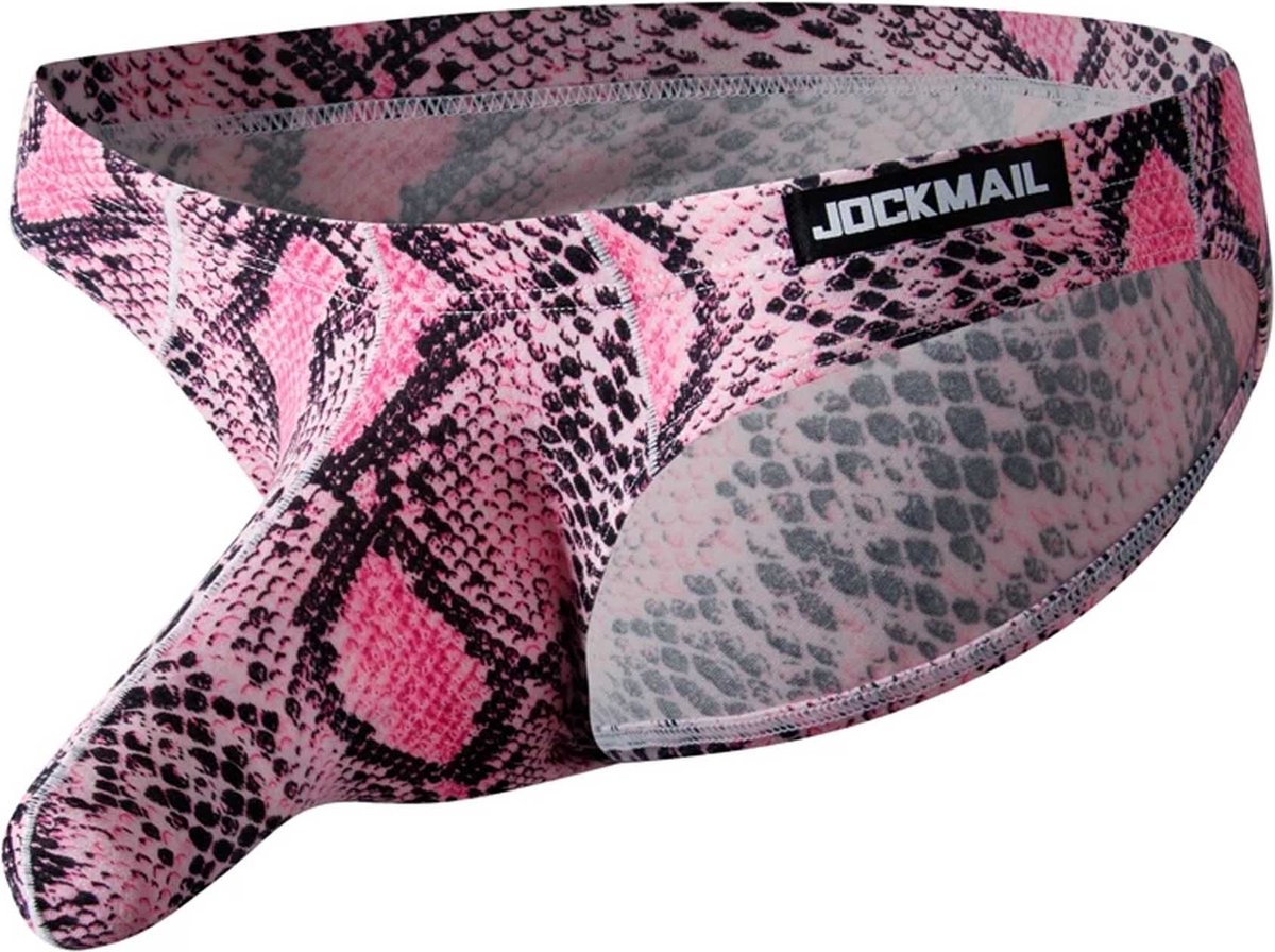 Goedkoopste Erotische panter slip met slurf roze - Heren ondergoed BDSM - Jock - Penis functie - Rollenspel - Sexy string mannen