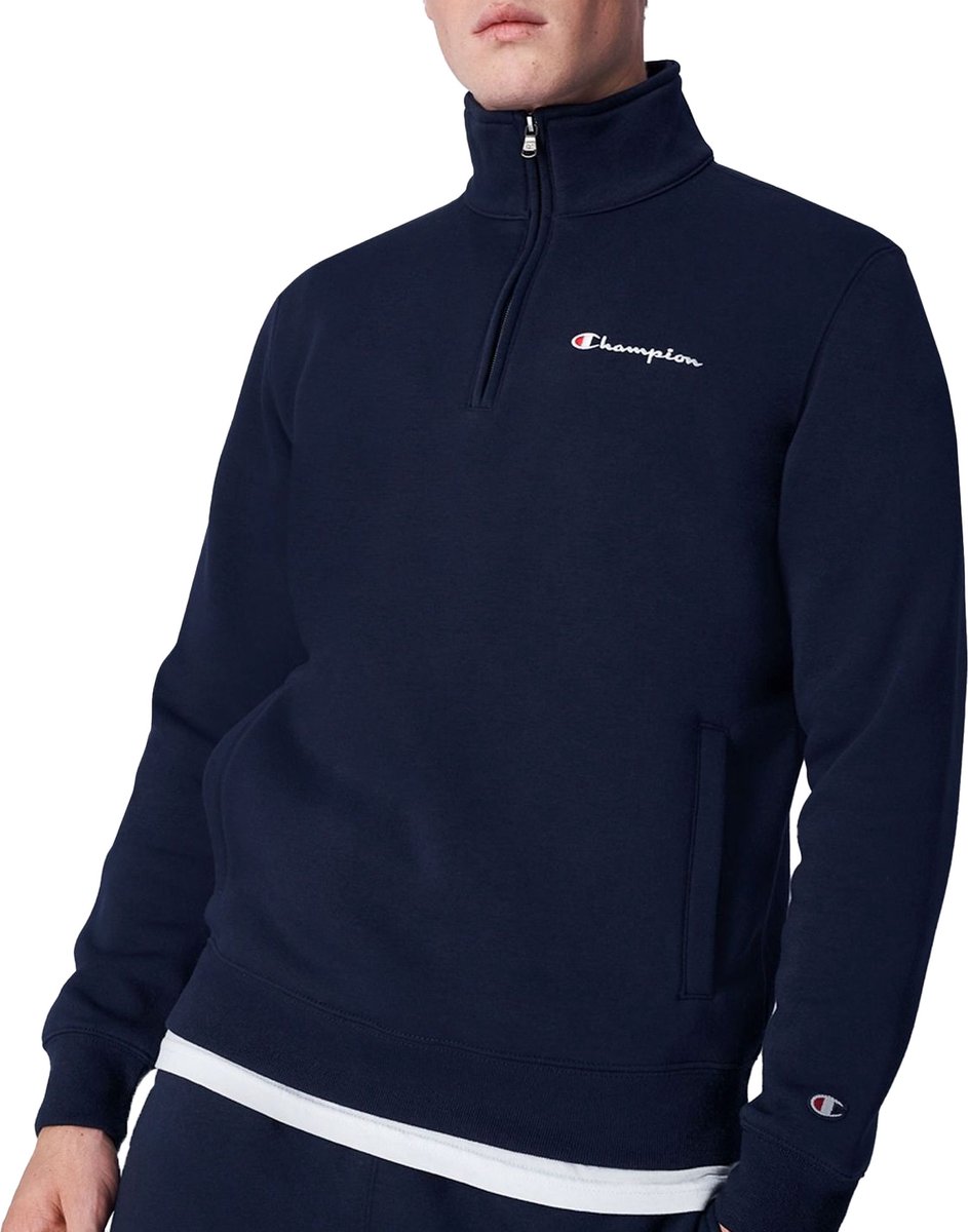 Champion Half Zip Sweater Heren Blauw
