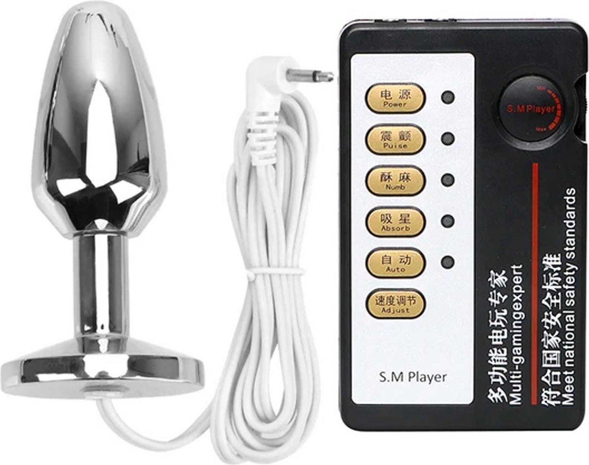 Goedkoopste Elektrische anale schok anale plug - Buttplug e-stim - Elektrische stimulatie - Unisex - Remote control - Verschillende standen