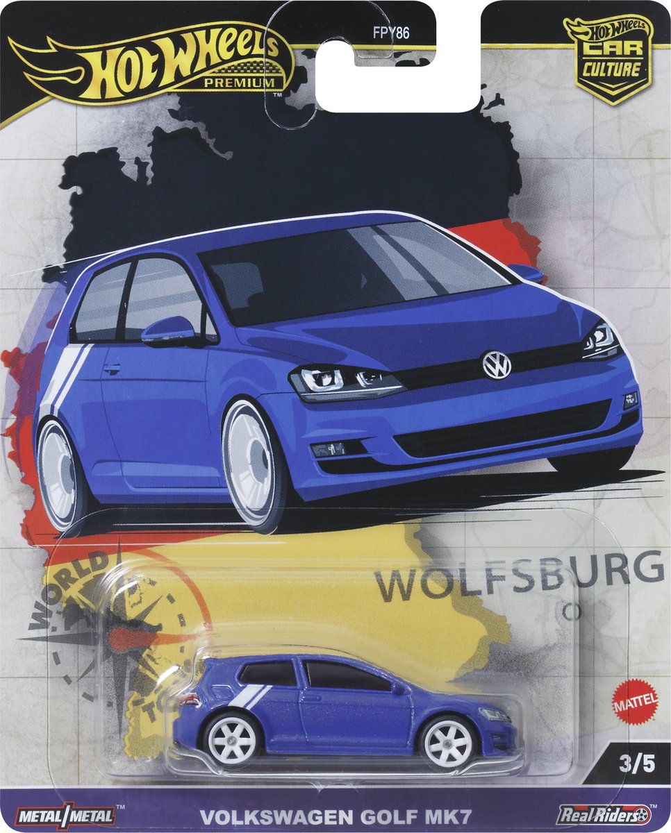 Hot Wheels Car Culture Volkswagen Golf MK7