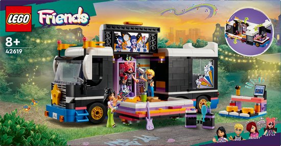 LEGO Friends Toerbus van popster - 42619