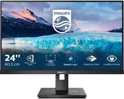 Philips 242S1AE - Full HD Monitor - HDMI-DP-DVI - 24 inch