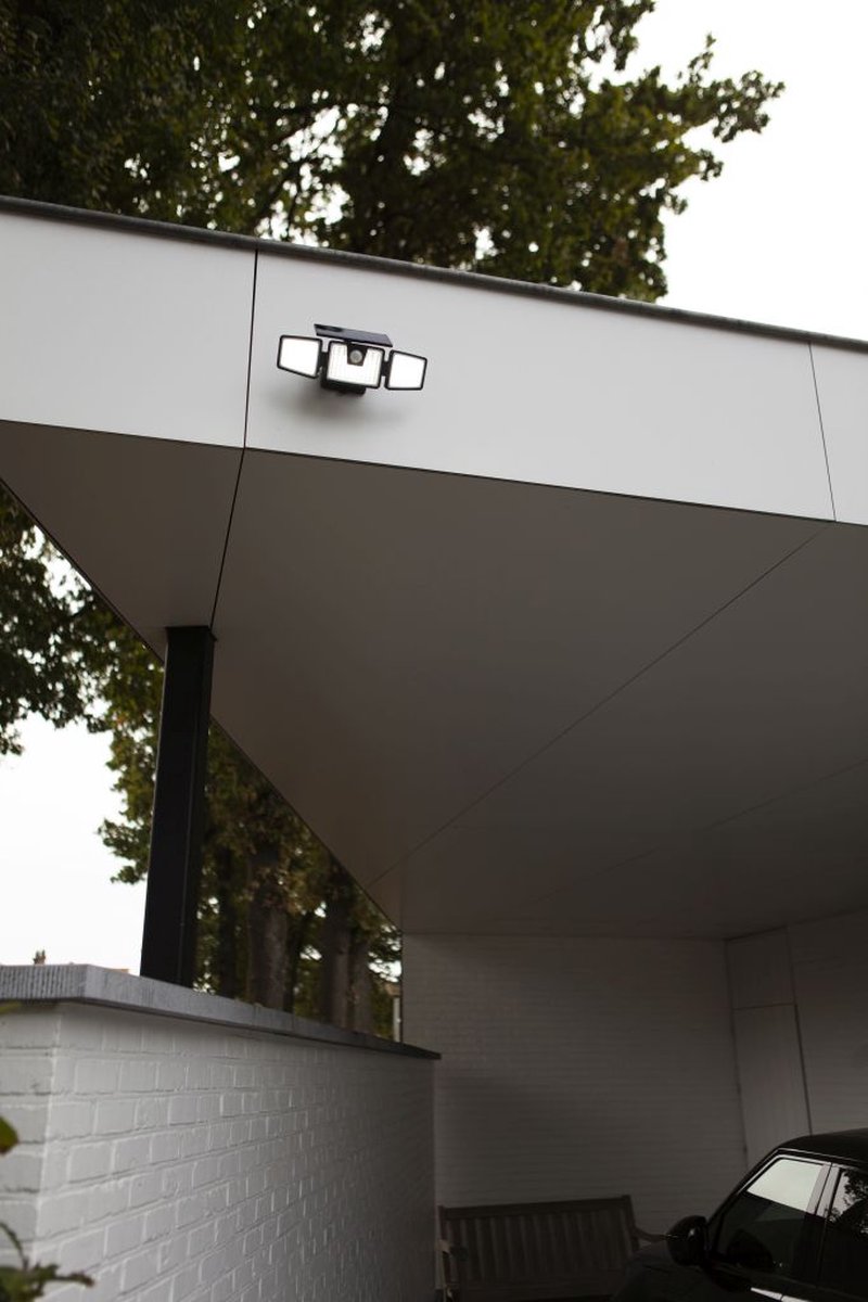 Lutec Briti - Solar wandlamp voor buiten