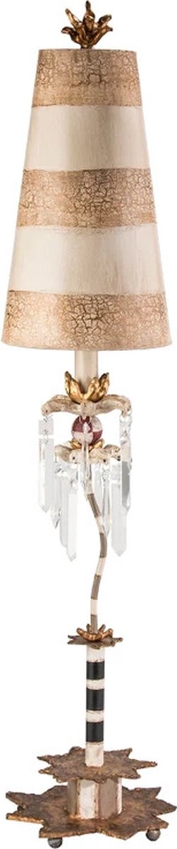 Flambeau LED Tafellamp Birdland | 1X E27 Max 60W | Cream & Gold