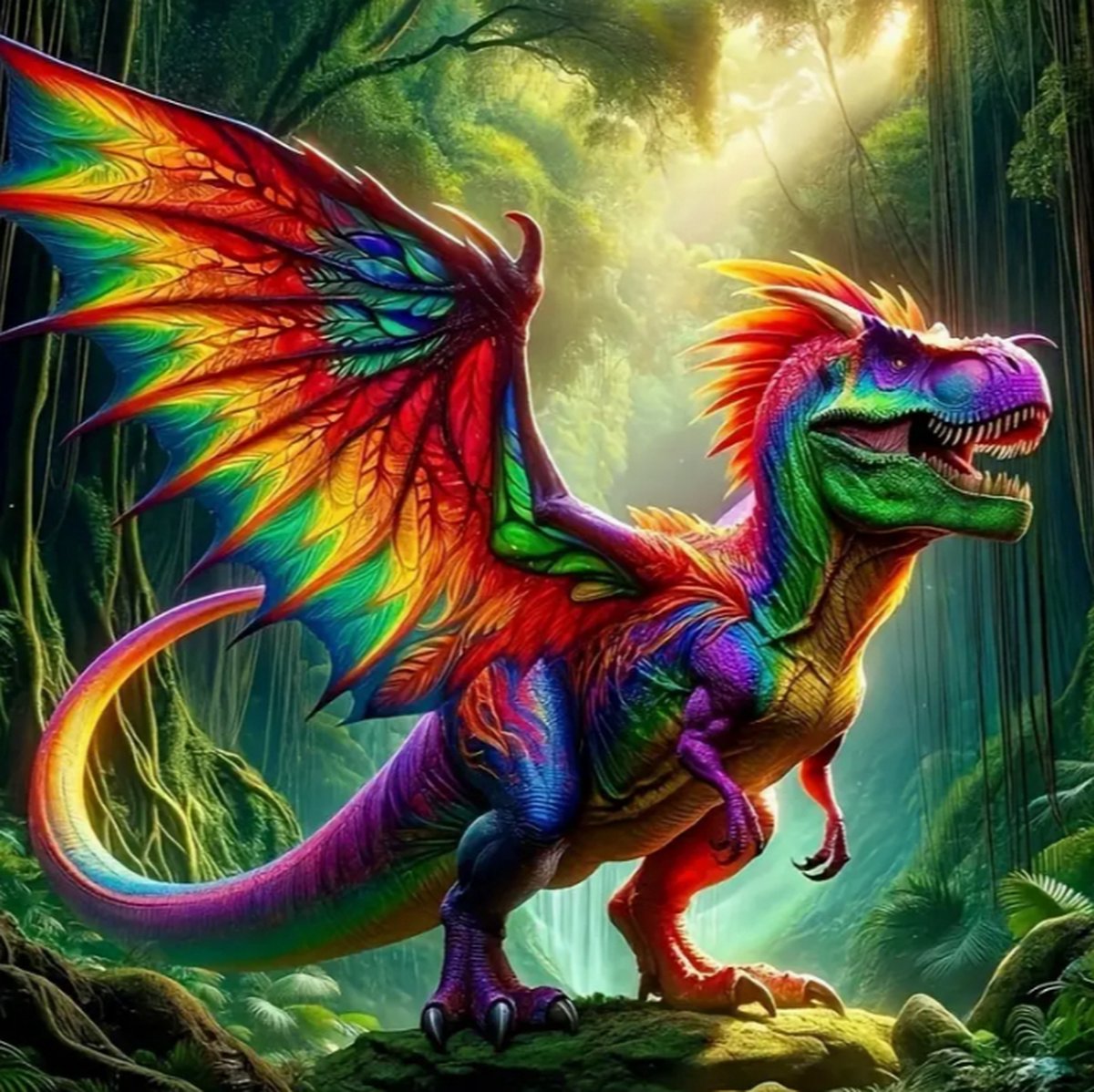 GLIDIAM Diamond Painting dinosaurus, diamantschilderij