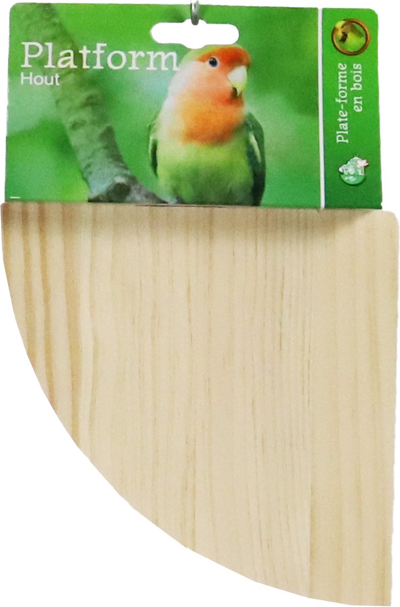 De Boon Platform Hout Hoekmodel Rond 15X15CM