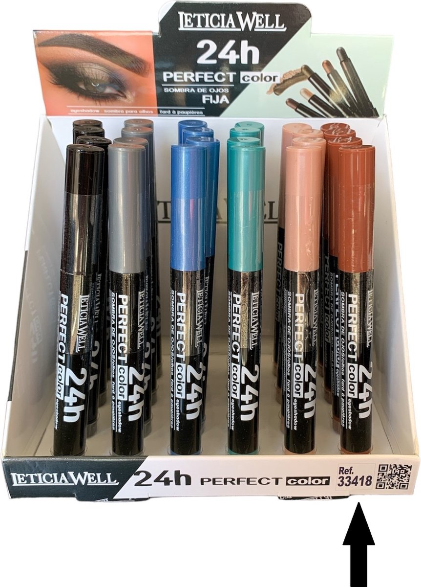Leticia Well - Oogschaduw Potlood - Draaibaar / Automatic Pencil - Caramel Bruin - Nummer 40