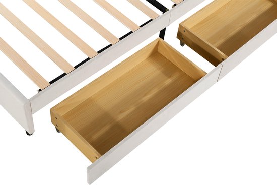 SINGULARITY-Gestoffeerd kinderbed- 90 x 200 cm hoog- met een