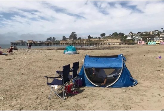 Campingtent - Automatische Pop-up - Voor 2 Personen - UV Bestendig - Waterdicht en Winddicht - Inclusief Draagtas van Lumaland — afbeelding 5