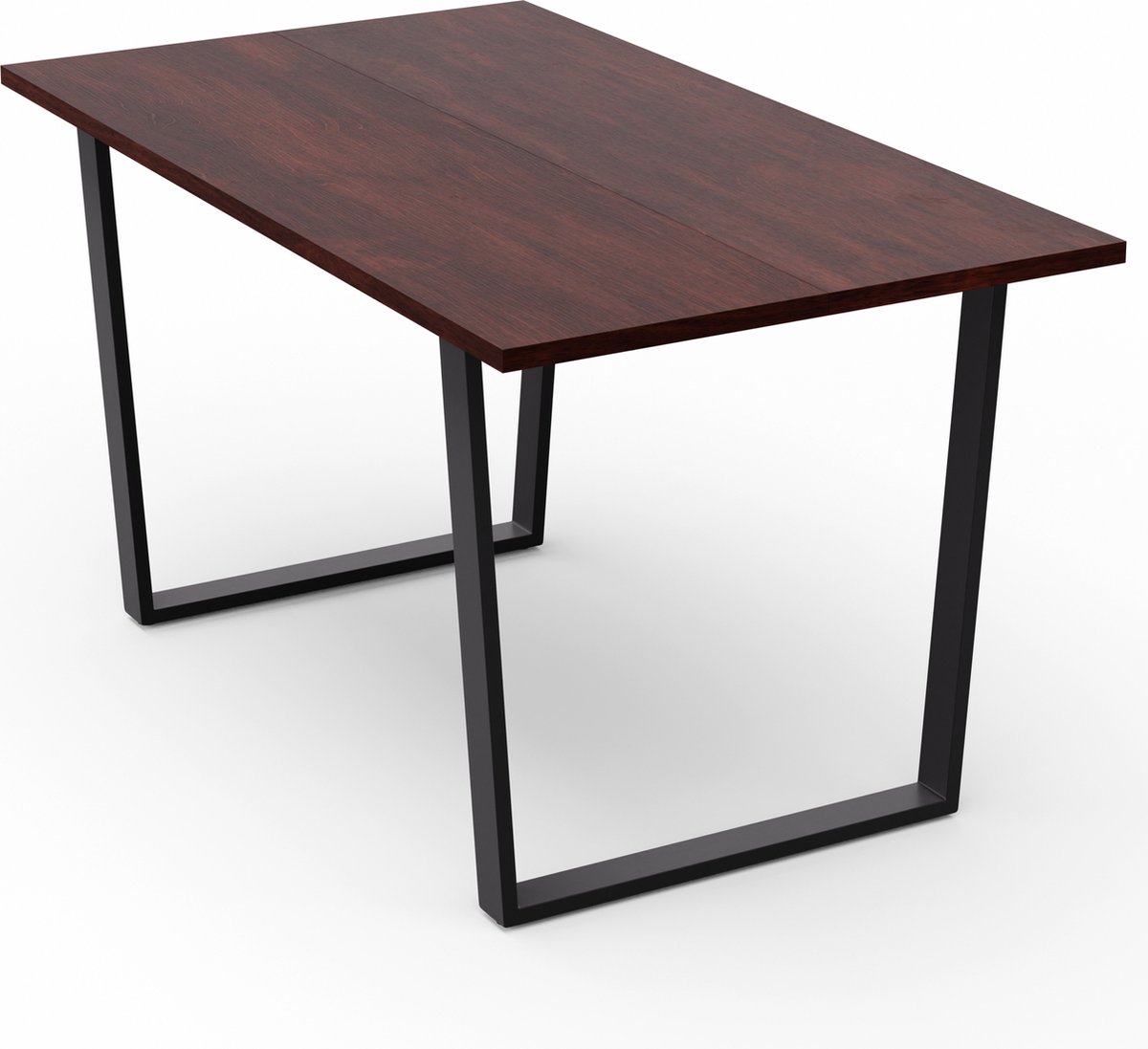 Blumfeldt Bearsdon Eettafel en loft - Tafelblad - 120 X 80 cm - Gemaakt van multiplex - Teak
