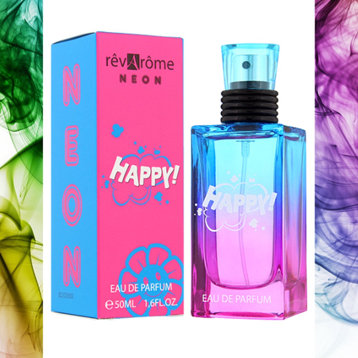Goedkoopste Rêvarôme neon HAPPY! eau de parfum damesparfum 50 ml
