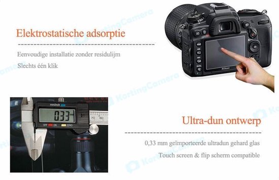 LCD screen protect beschermkap camera Canon 650D G16 SX700 - Merkloos
