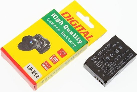 Camera Batterij Accu LP-E12 1250mAh Canon 100D EOS M Rebel | bol.com