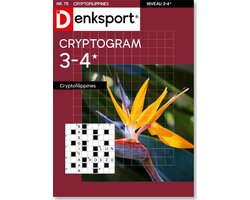 Denksport Puzzelboek Cryptofilippines 3-4*, editie 75