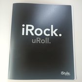 iStyle Originals.com Ringband Ringmap Flexibele Kaft 4-rings iRock uRoll Rug 26mm Lannoo Graphics