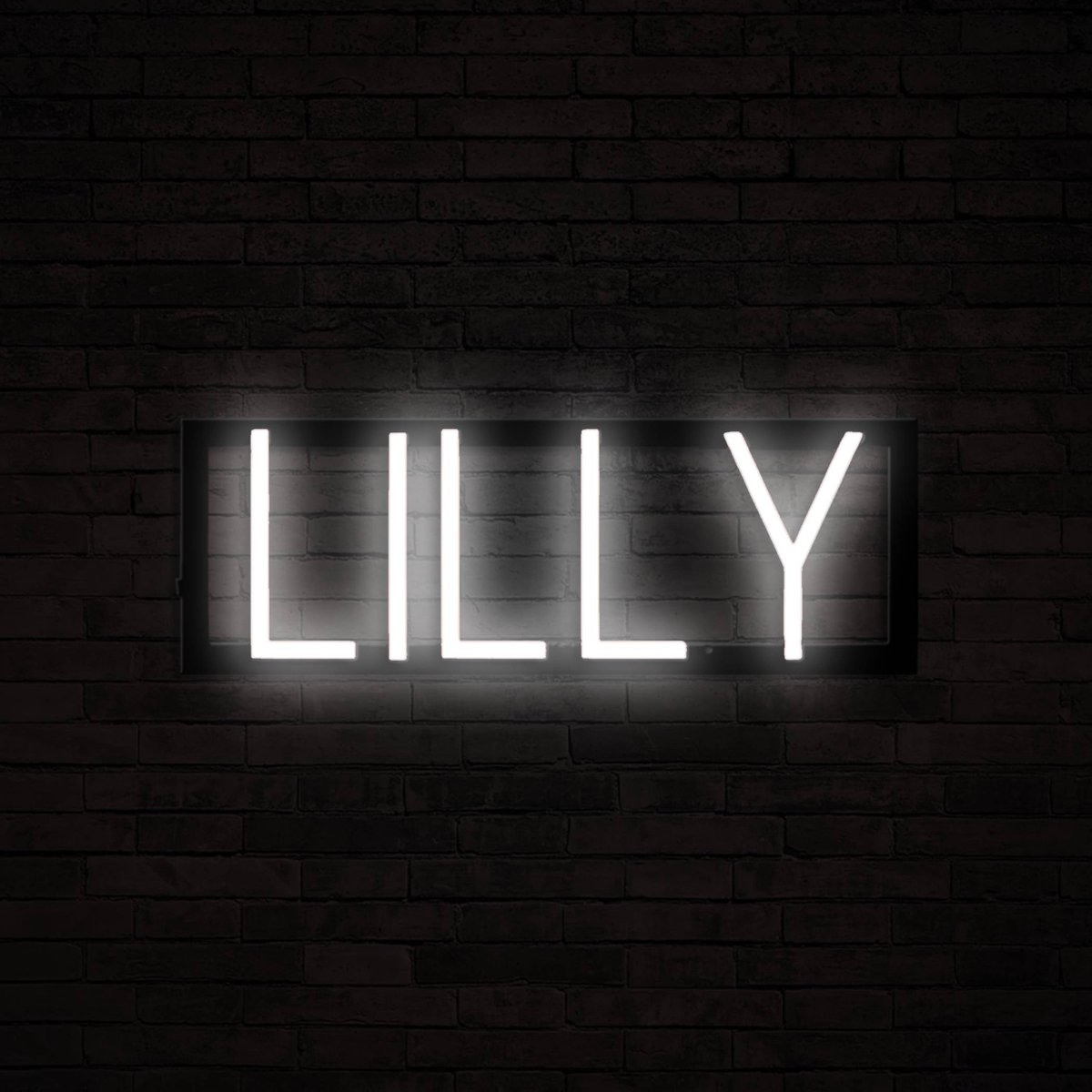 LILLY - Neon LED Lamp Kinderkamer | SpellBrite | 42,66 x 16 cm | 6 Dimstanden & 8 Lichtani