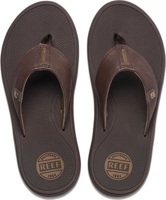 Reef Phantom Nias brown/Fossil Heren Slippers - Donkerbruin - Maat 45