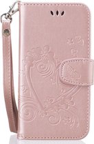 Samsung Galaxy S9 Plus Bookcase - Roze - Vlinders - Portemonnee Hoesje