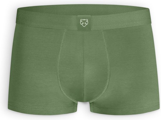 A-dam Green - Onderbroek - Ondergoed - Trunk - Organisch Katoen - Regular Fit - Vegan - Heren - Mannen - Groen - M