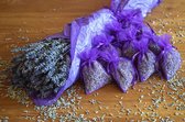 Bonheur de Provence - lavendel gedroogd - Boeket en 10 geurzakjes - kadopakket