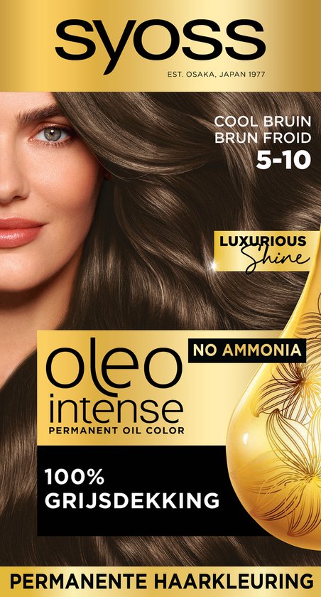 SYOSS Oleo Intense 5-10 Cool Bruin haarverf